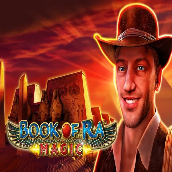 Book of Ra Magic by Greentube, showcased at staatsloterijcasino.eu – game logo