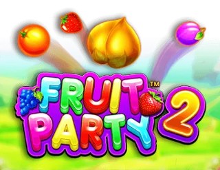 Fruit Party 2 online game logo by Pragmatic Play on staatsloterijcasino.eu