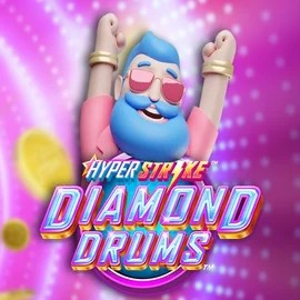 Hyper Strike Diamond Drums slot logo by Gameburger Studios at Staatsloterij CasinoHyper Strike Diamond Drums