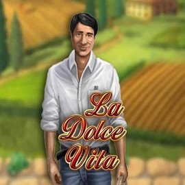 La Dolce Vita slot logo by Gamomat at Staatsloterij Casino