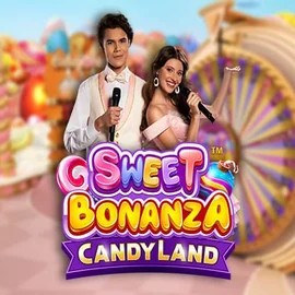 Sweet Bonanza Candy Land Live slot visual from Pragmatic Play available on staatsloterijcasino.eu